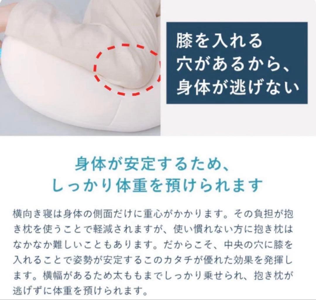 3月18日まで 美品 LOFTY ロフテー 抱き枕 カバー付 エアウィーヴ