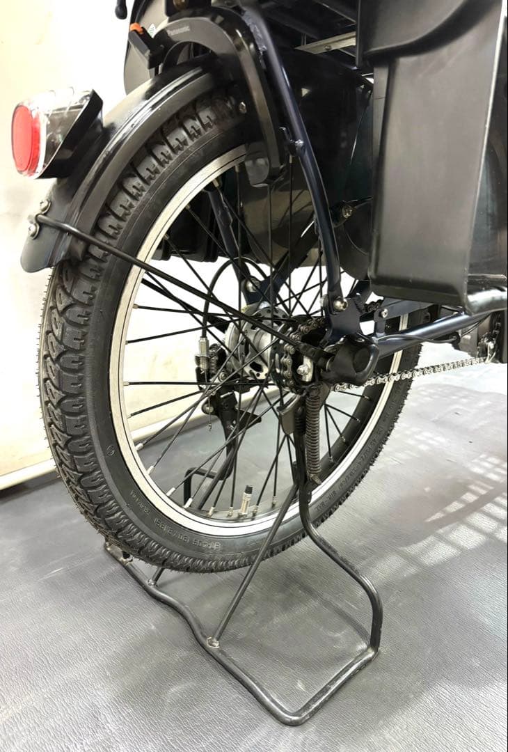 1年保証 送料無料　新型　パナソニック　ギュット　大容量　紺　電動アシスト自転車