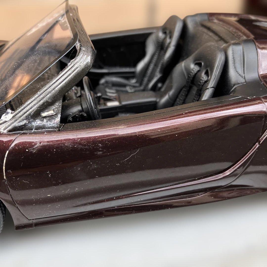 NSXアキュラ オープンカー ダークブラウン 1/18