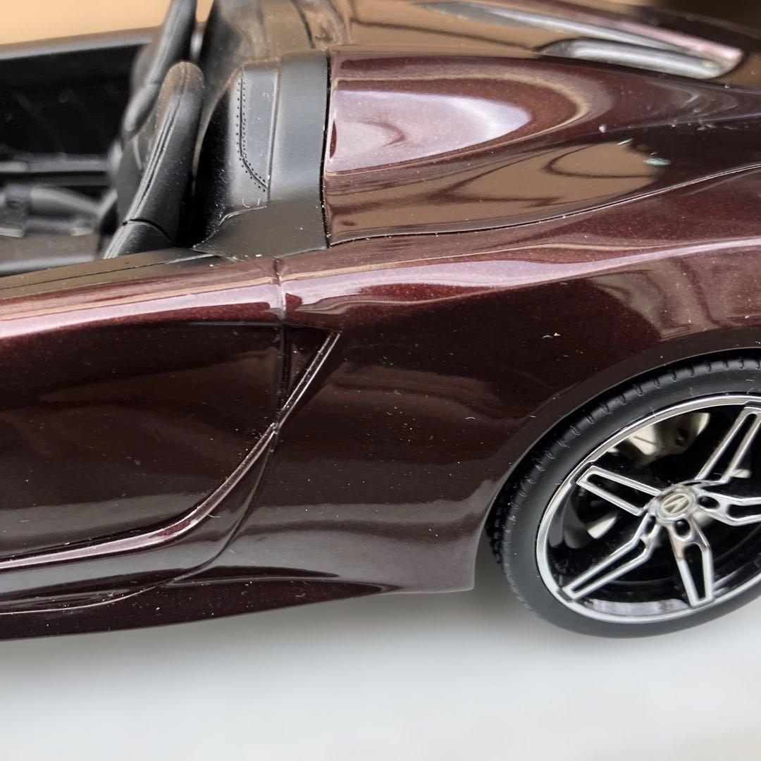 NSXアキュラ オープンカー ダークブラウン 1/18