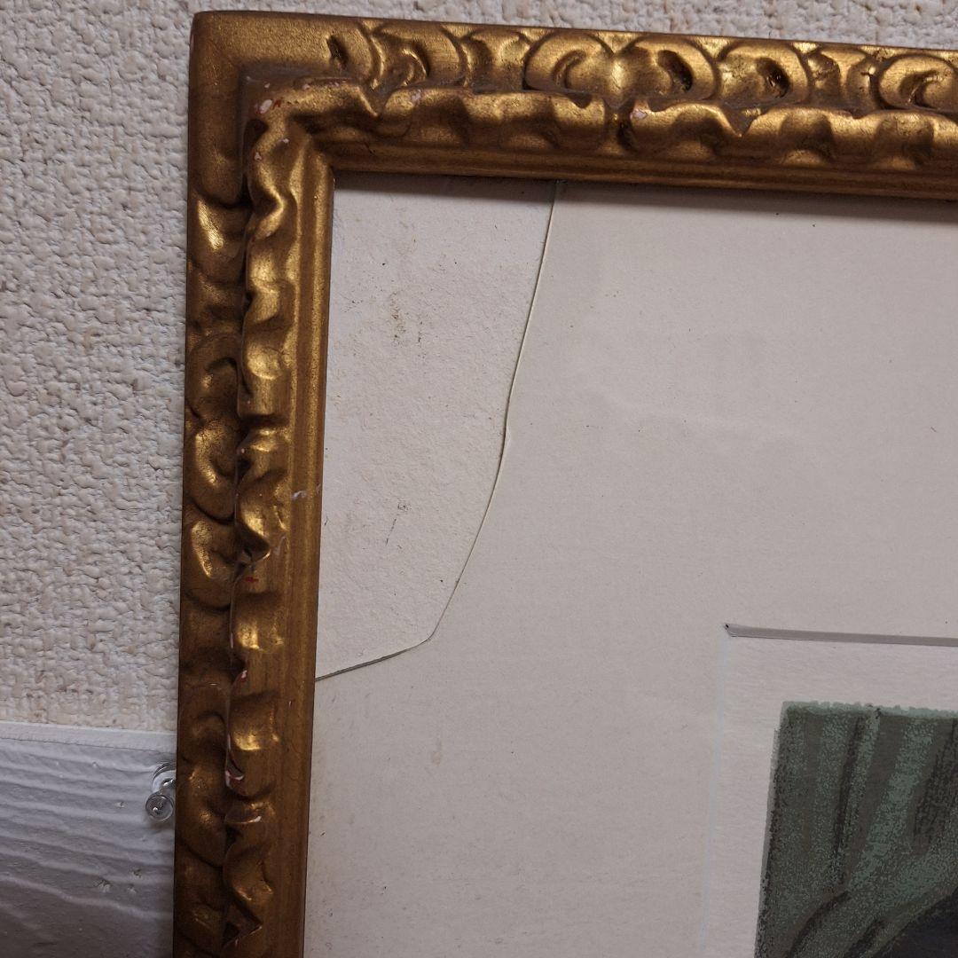マリー・ローランサン リトグラフ エディション有 額装 大判 美術品