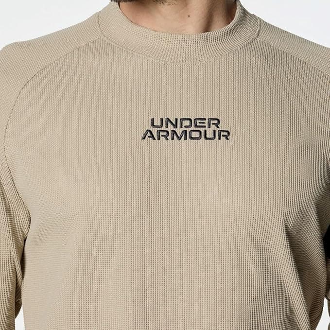 UNDER ARMOUR ゴルフ用モックネックシャツ XL ワッフル素材