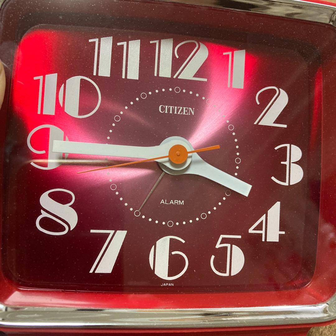 CITIZEN 目覚まし時計　置き時計　レトロ　昭和