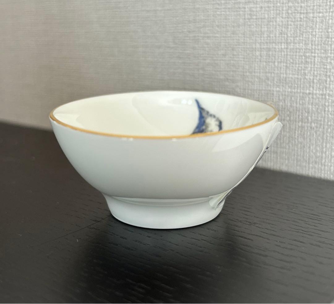レア　新品　アマゾニア フローラルプリント ディップボウル　鳥　バード　3個