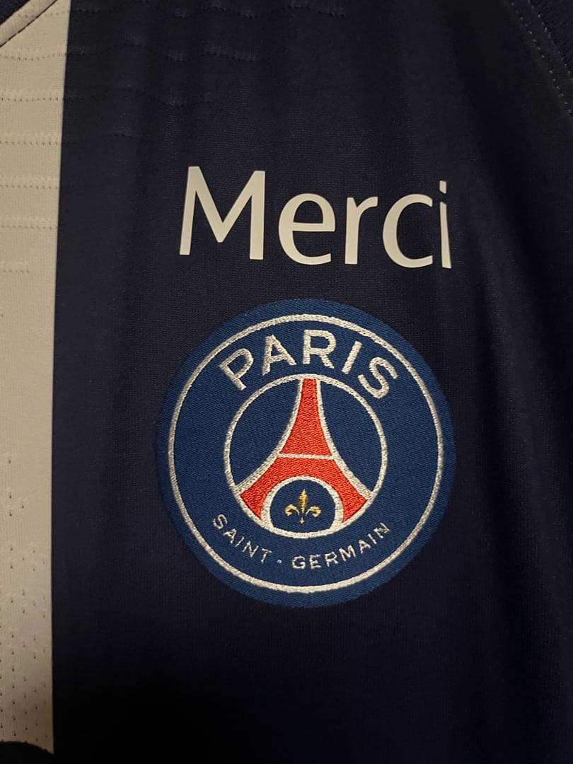 正規品　PSG 19-20 ホーム　オーセン　ムバッペ　CL仕様　MERCI付