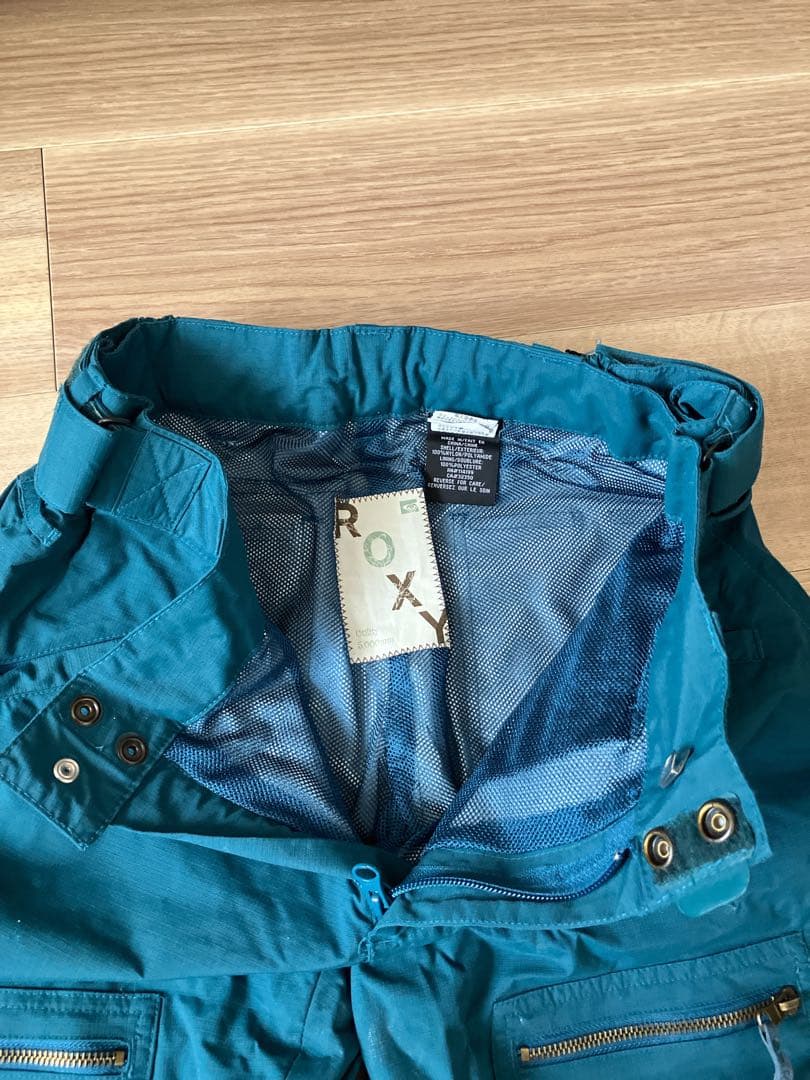 【備品】ROXY スノボウェア スノーパンツ グリーン 深緑