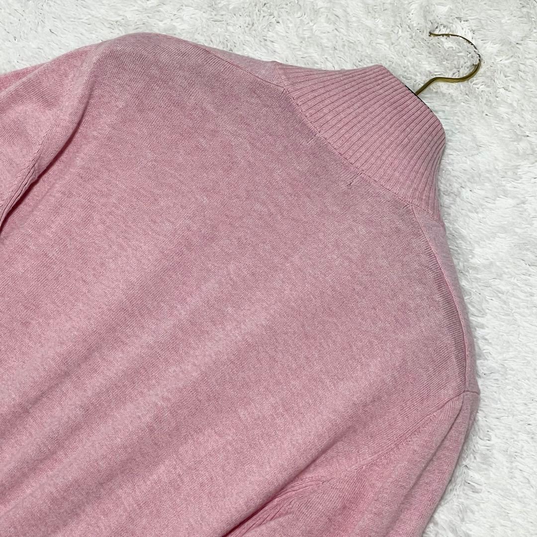 【廃盤品✨】 希少 バーバリーブラックレーベル ドライバーズニット ピンク M