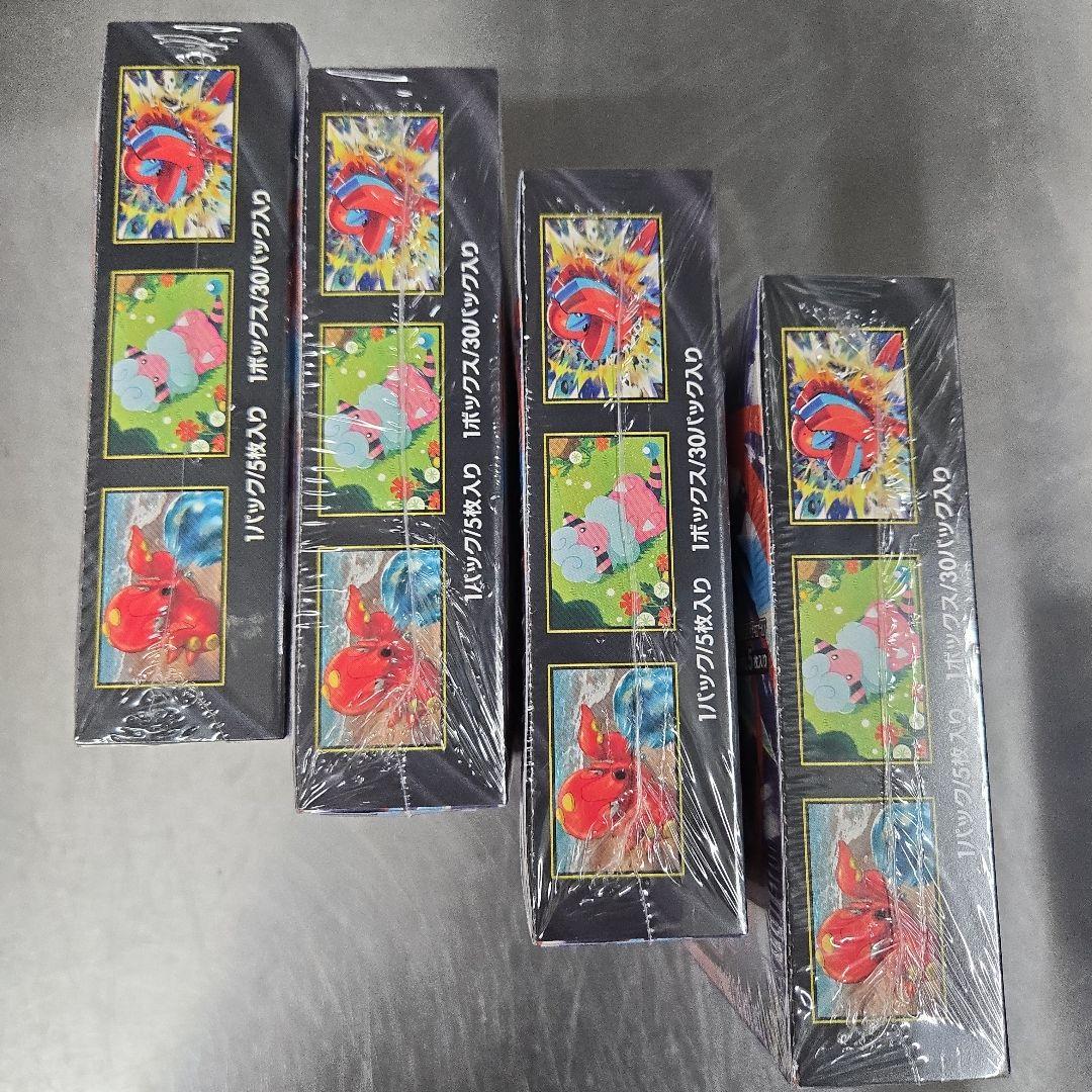 シュリンク付き 新品未開封 ニンジャスピナー 4BOX ポケモンカード