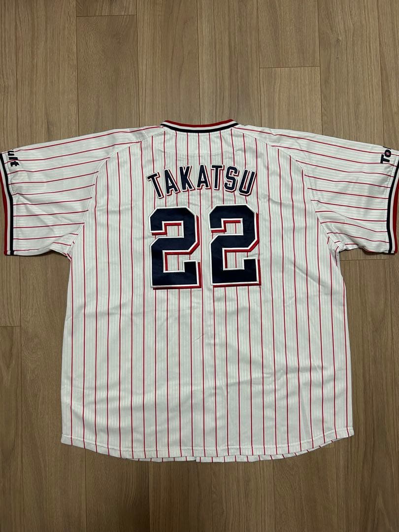 Swallows 高津臣吾 ユニフォーム 22番 TAKATSU XLサイズ