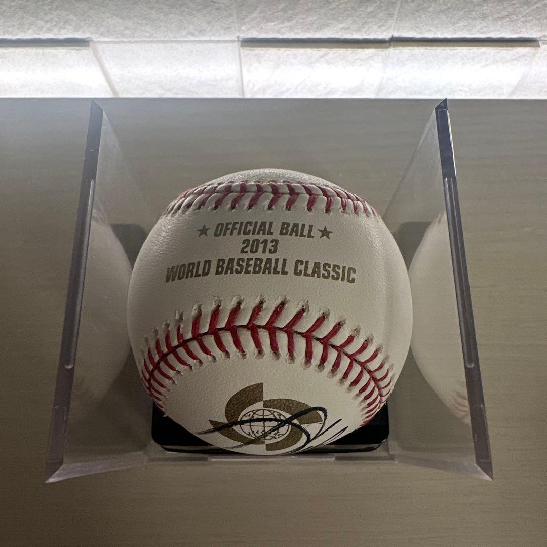 WBC 2013 公式記念球 中田翔直筆サイン入りボール