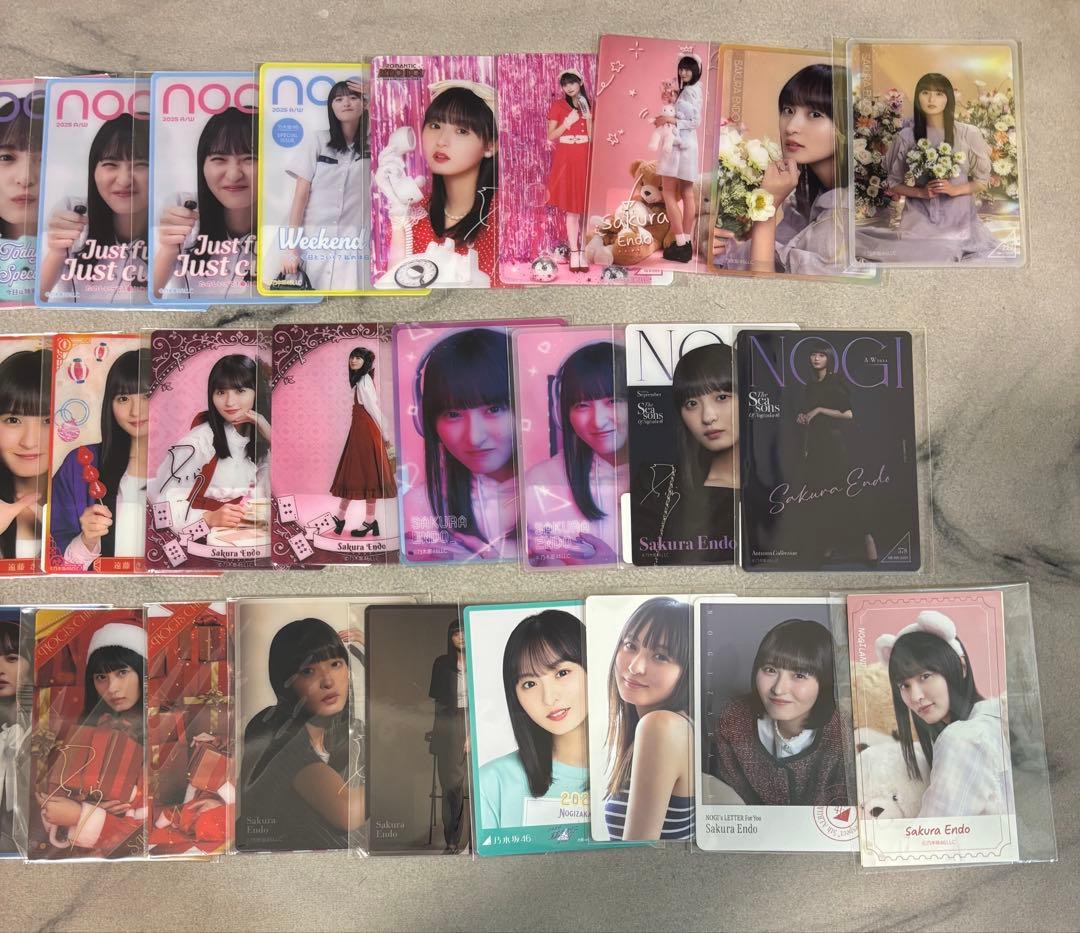 乃木坂46 遠藤さくら　モバカ　ステッカー　キーホルダー　まとめ売り