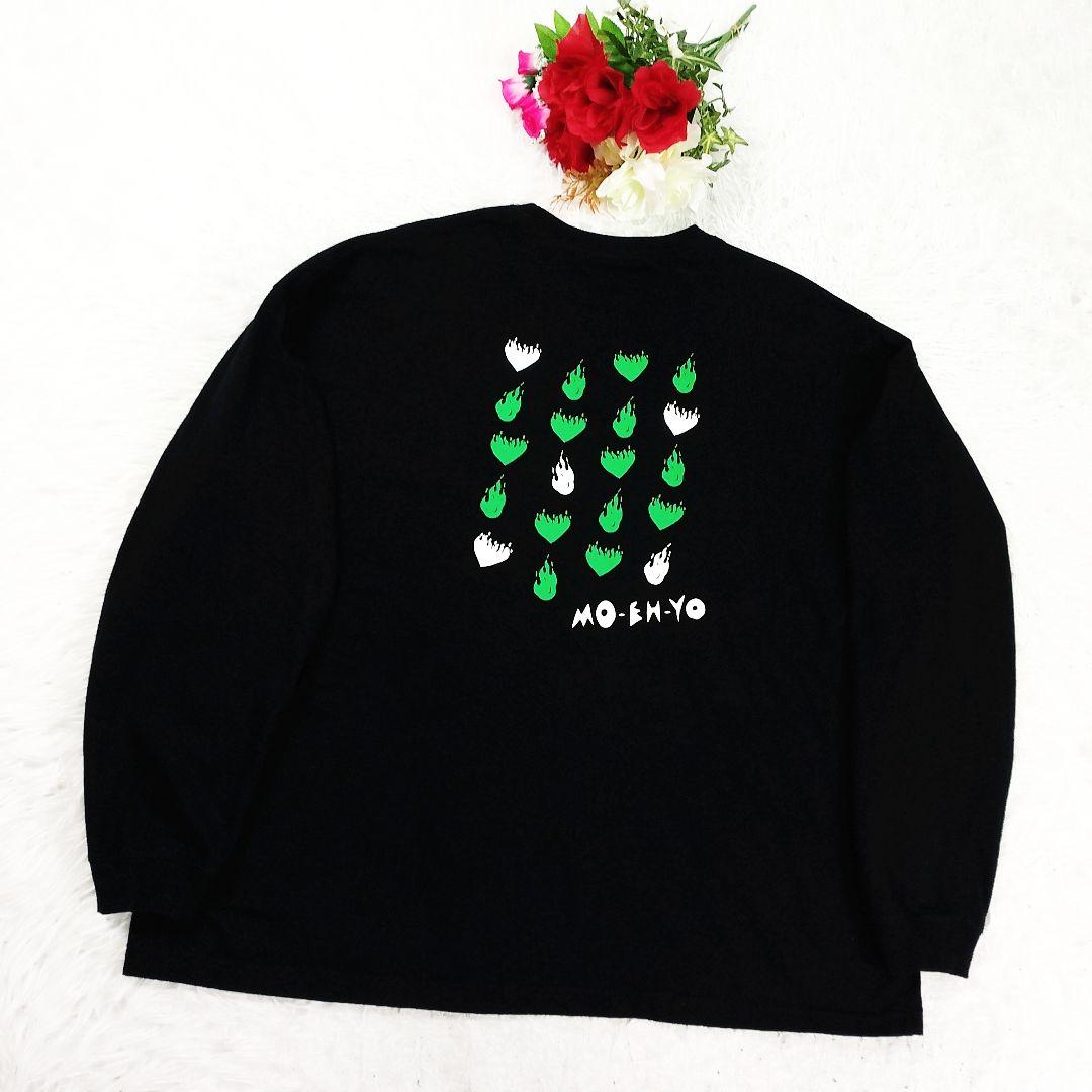 【美品】藤井風 燃えよ ツアー限定Tシャツ ロンT L 黒 両面プリント