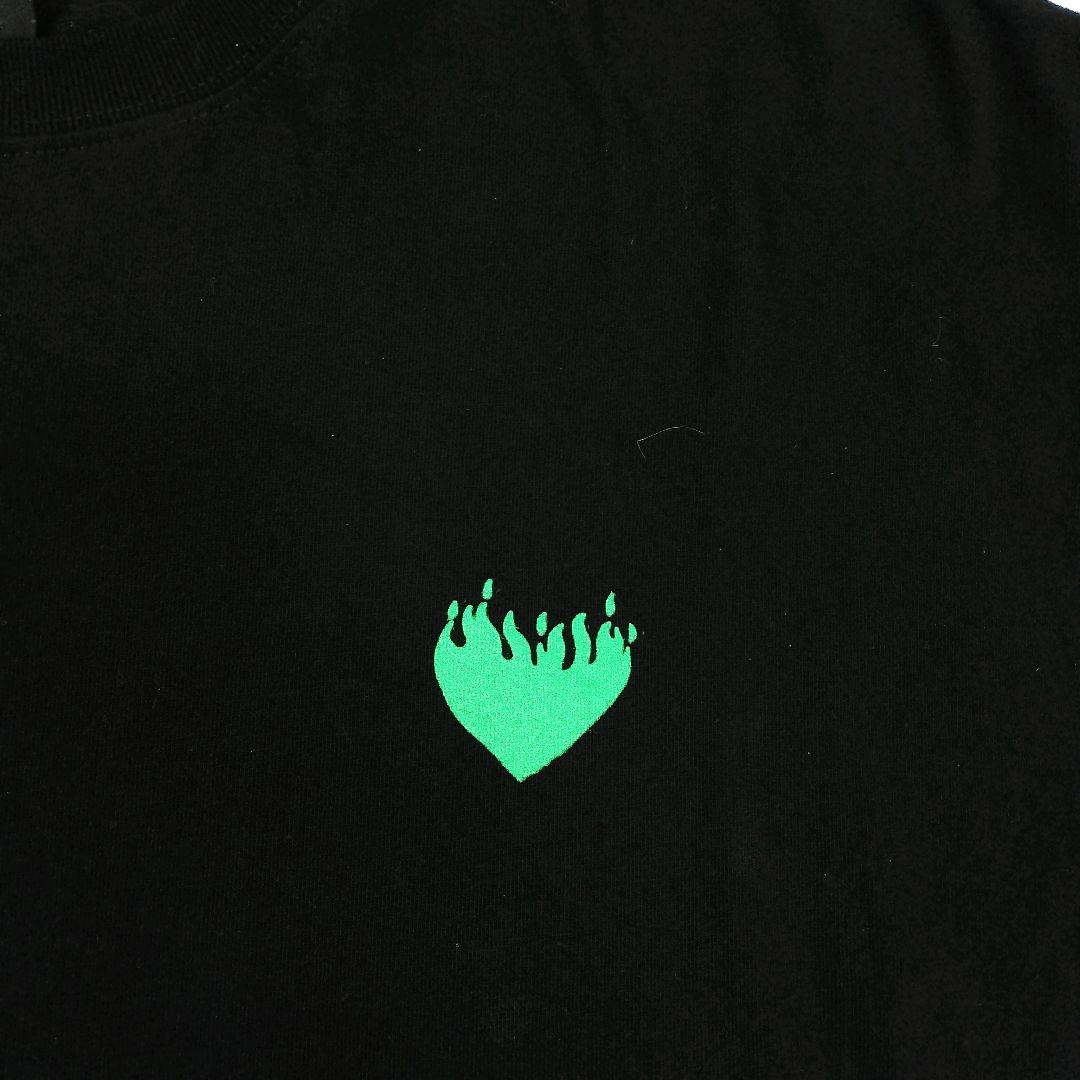 【美品】藤井風 燃えよ ツアー限定Tシャツ ロンT L 黒 両面プリント