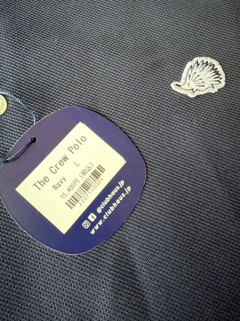 【新品未使用】Clubhaus The Crew Polo ネイビー L