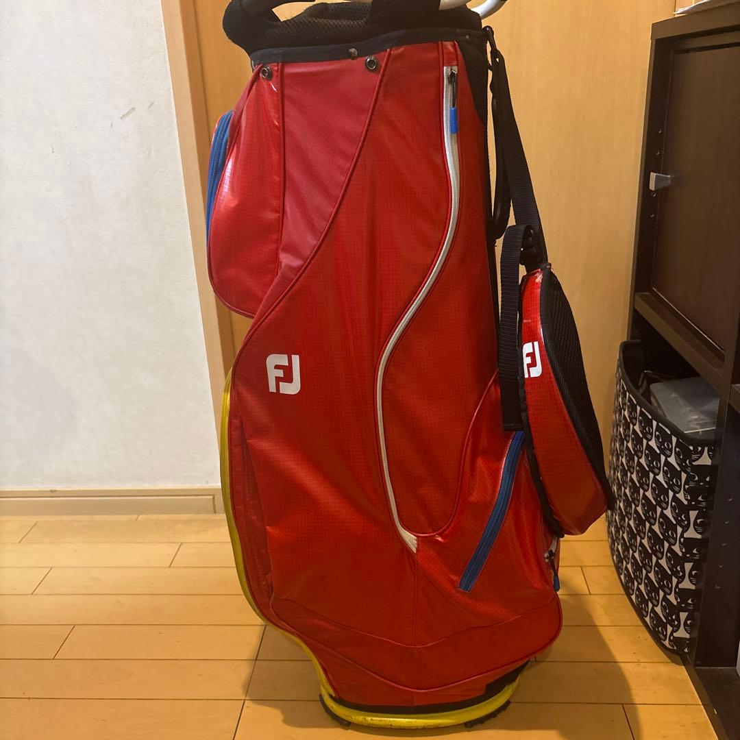 FootJoy フットジョイ キャディバッグ FJ レッド ゴルフバッグ