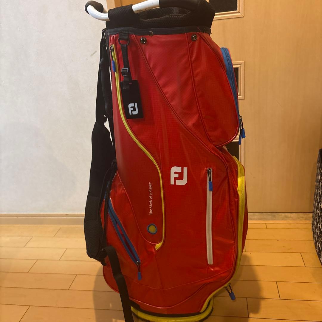 FootJoy フットジョイ キャディバッグ FJ レッド ゴルフバッグ