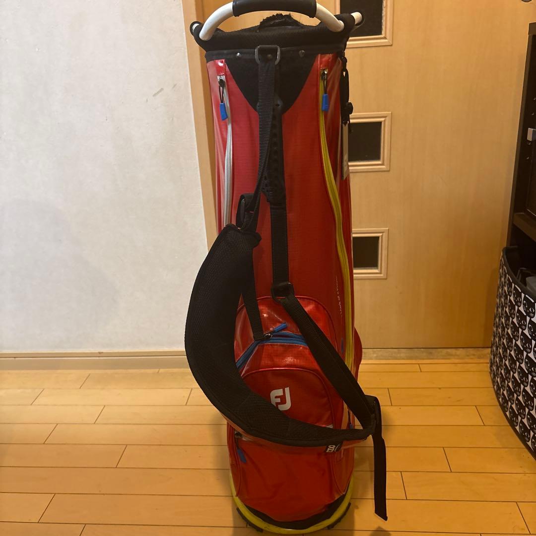 FootJoy フットジョイ キャディバッグ FJ レッド ゴルフバッグ