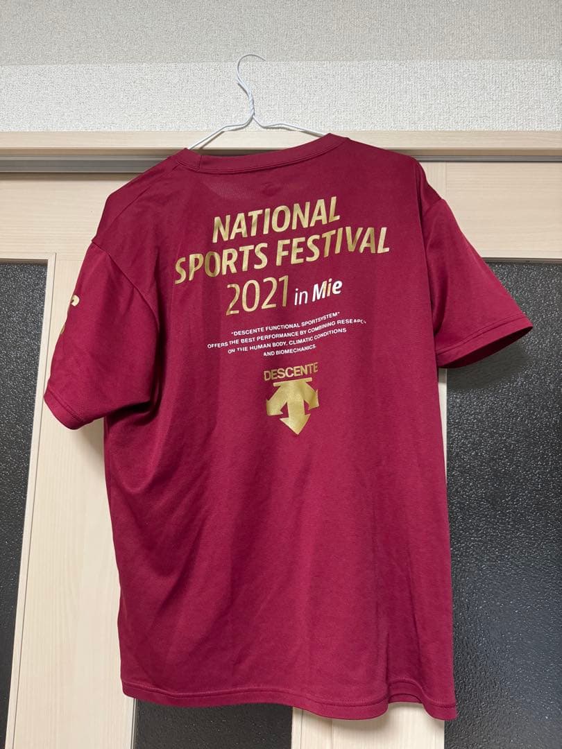 三重国体 2021 Tシャツ DESCENTE