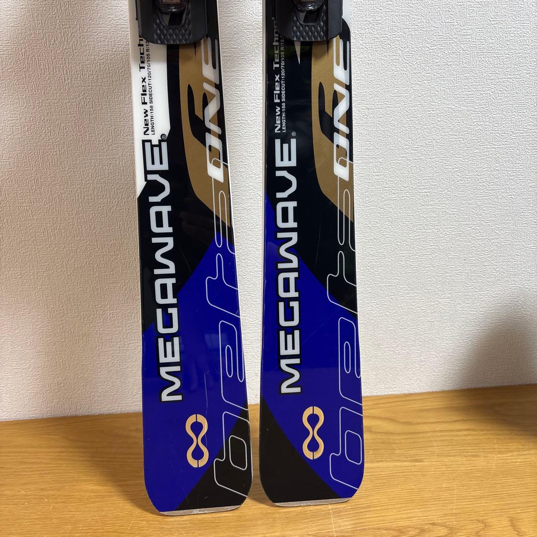 MEGAWAVE 学生・レディース用スキーセット　24-24.5cm 158cm