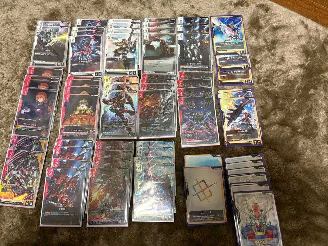 ガンダムカードゲーム ３弾環境 赤白コントロール ショップバトル優勝デッキ50枚