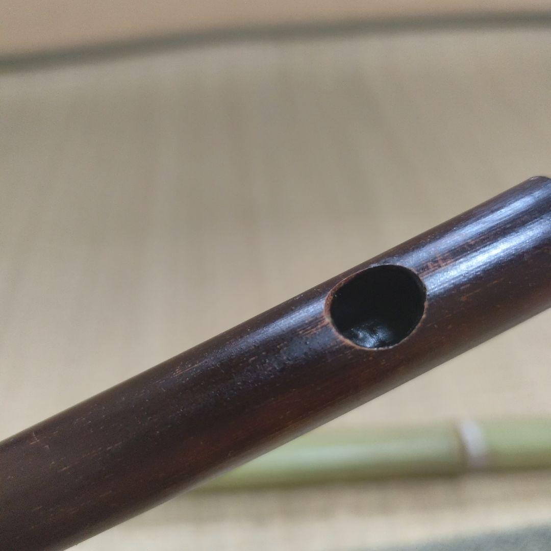 燻竹製 篠笛 唄物 六本調子