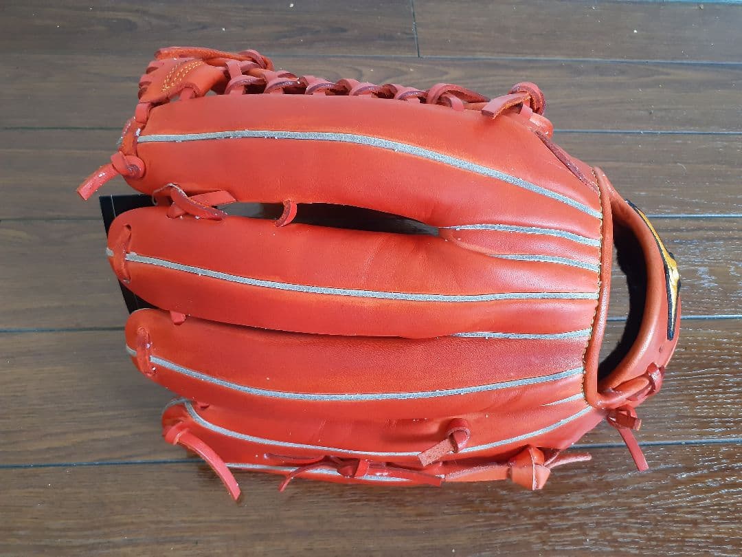 Mizuno 軟式グローブ オレンジ Deep Sea