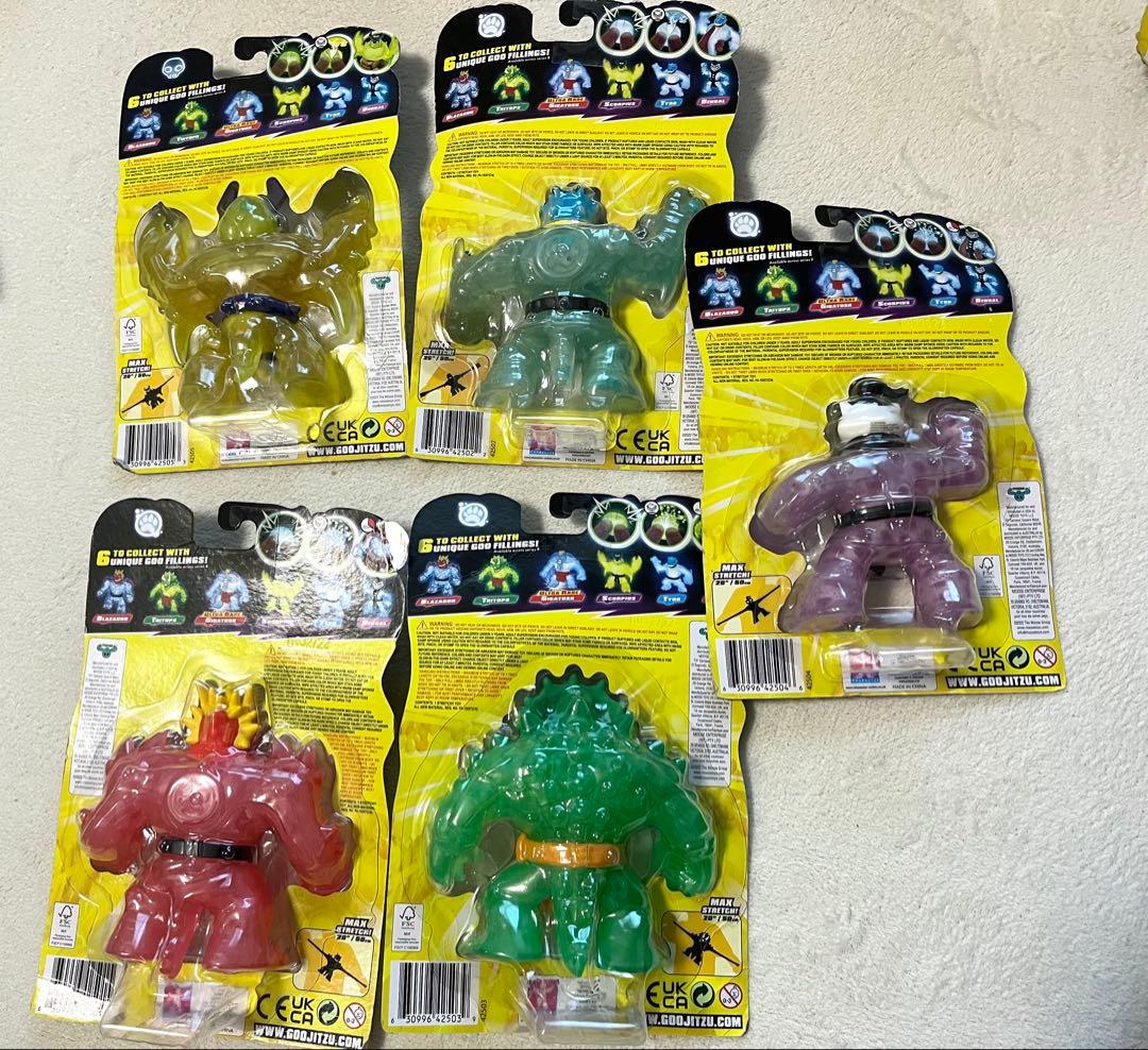 goo jit zu glow shifters 5体