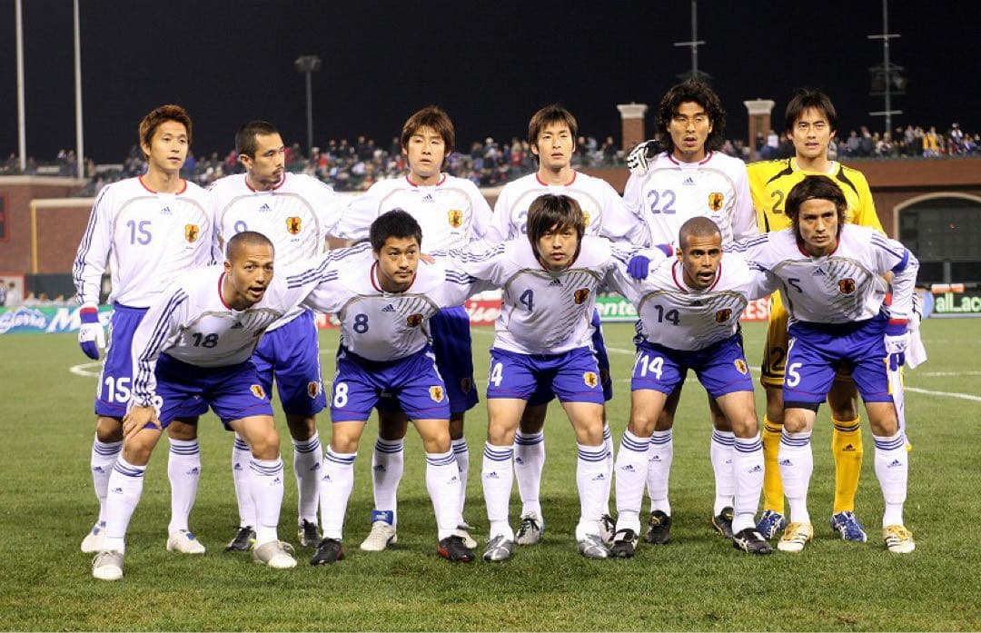 サッカー日本代表 06年ドイツW杯 Aユニフォーム　サイズL