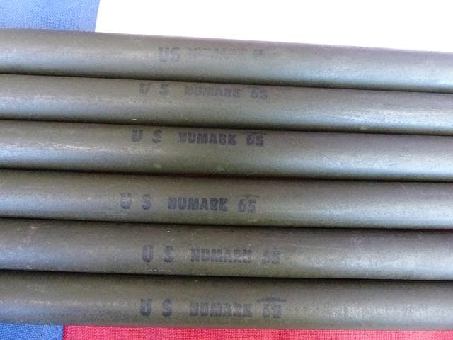 1965” 米軍実物 ナム戦 デッド!　テントポール　6本セット 軍幕 284