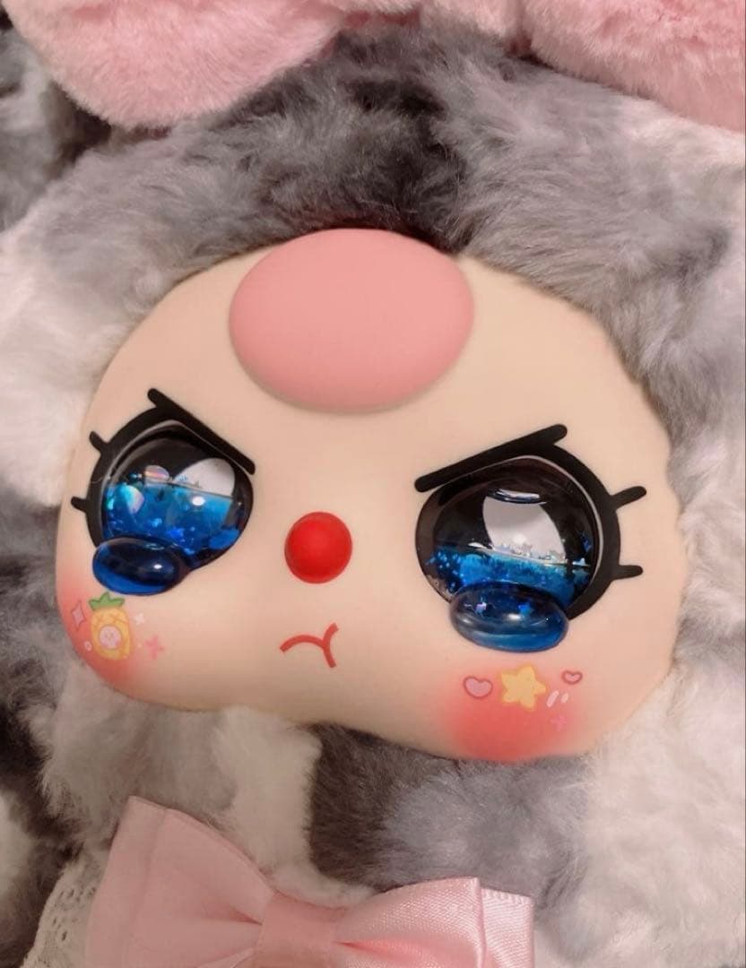babythree ぬいぐるみ　400% まだら　シークレット　オイル目　うさぎ