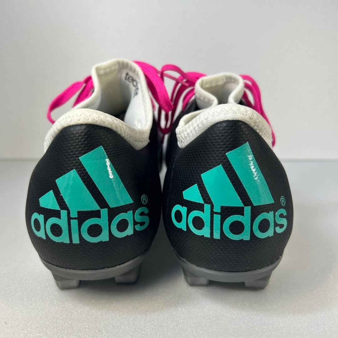 【極美品】adidas サッカースパイク X15.2 黒 ピンク 26.0
