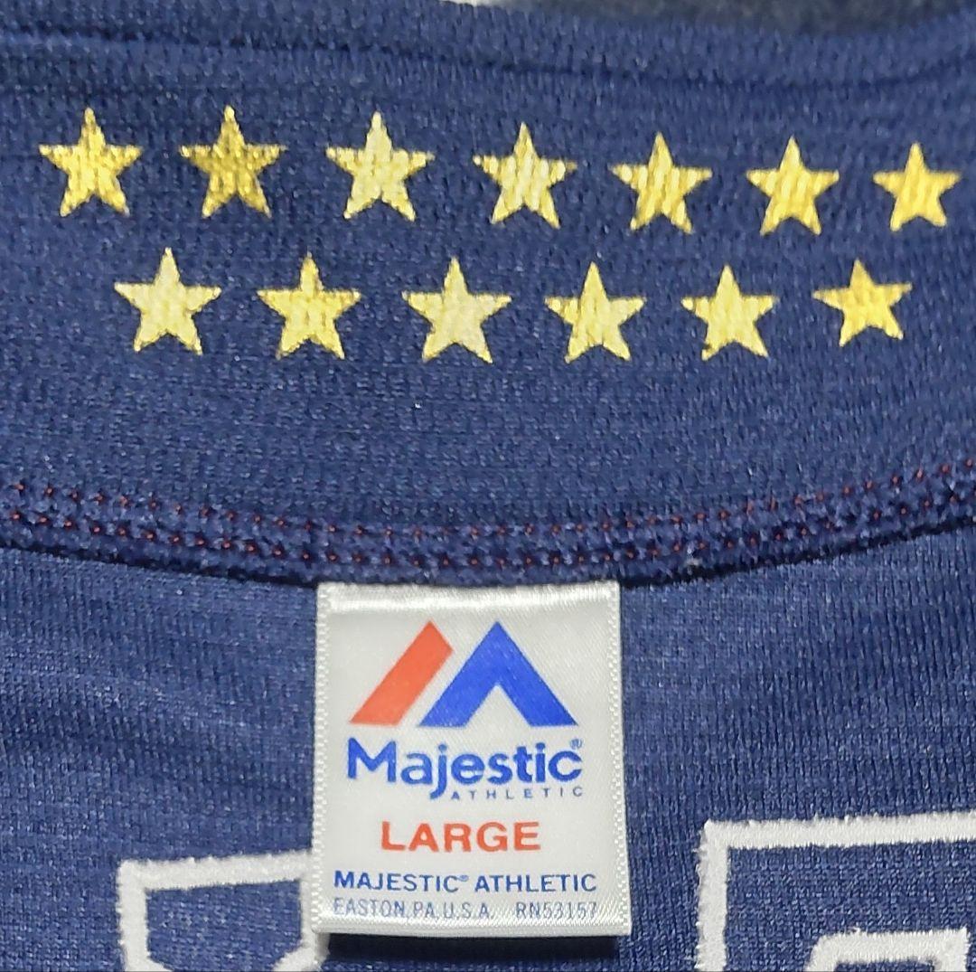 【Majestic】埼玉西武ライオンズ メヒア ビジター レプリカユニホーム L