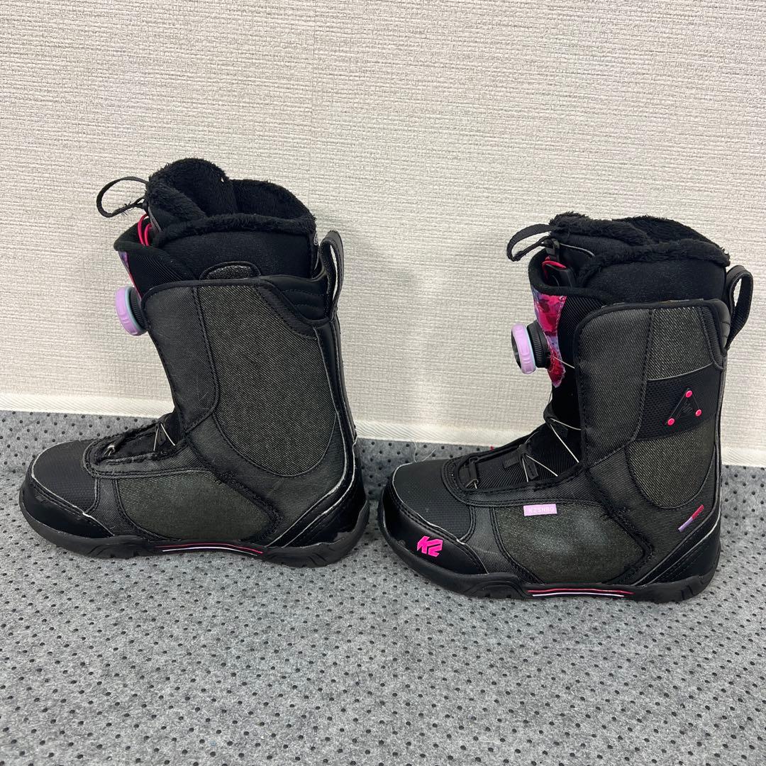 希少サイズ レディース キッズ 22cm K2 MINK BOA スノボ ブーツ