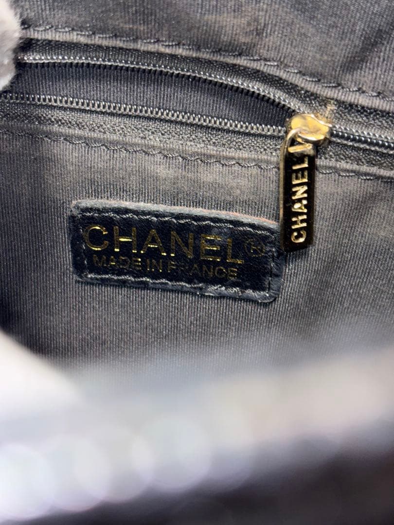 CHANEL ブラック キルティング トートバッグ　ノベルティー