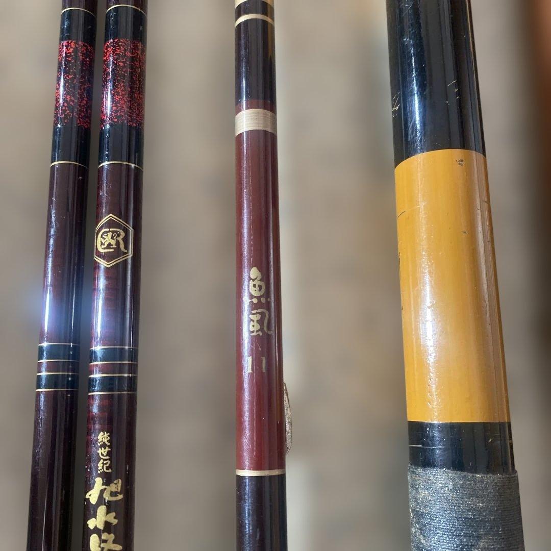 ヘラブナ竿 8本セット 3本未使用