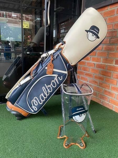 Malbonキャディバッグ キャスター付き韓国モデル トローリー型大容量完売人気