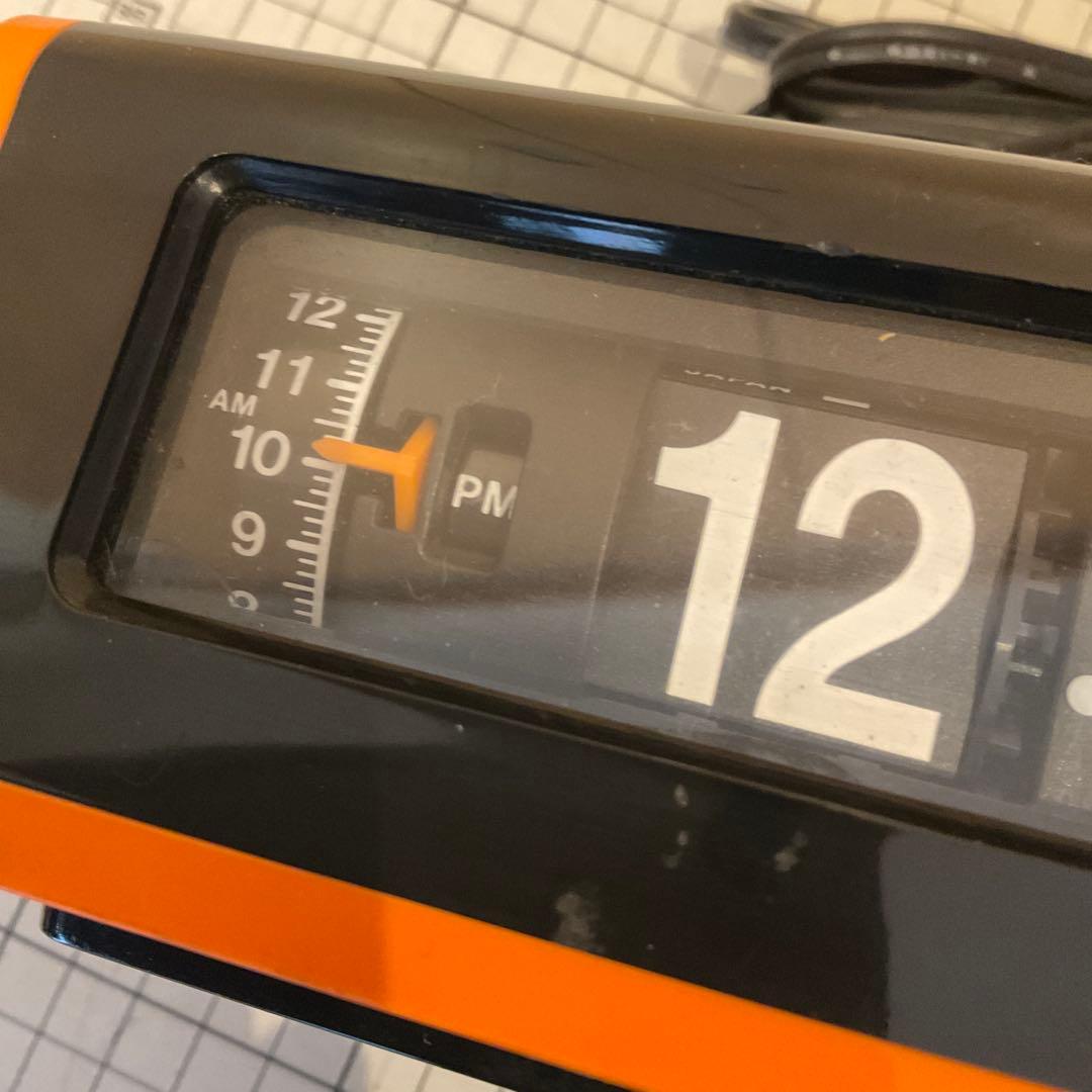 National TG02ナショナル 目覚時計 パタパタ時計 昭和レトロ　日本製