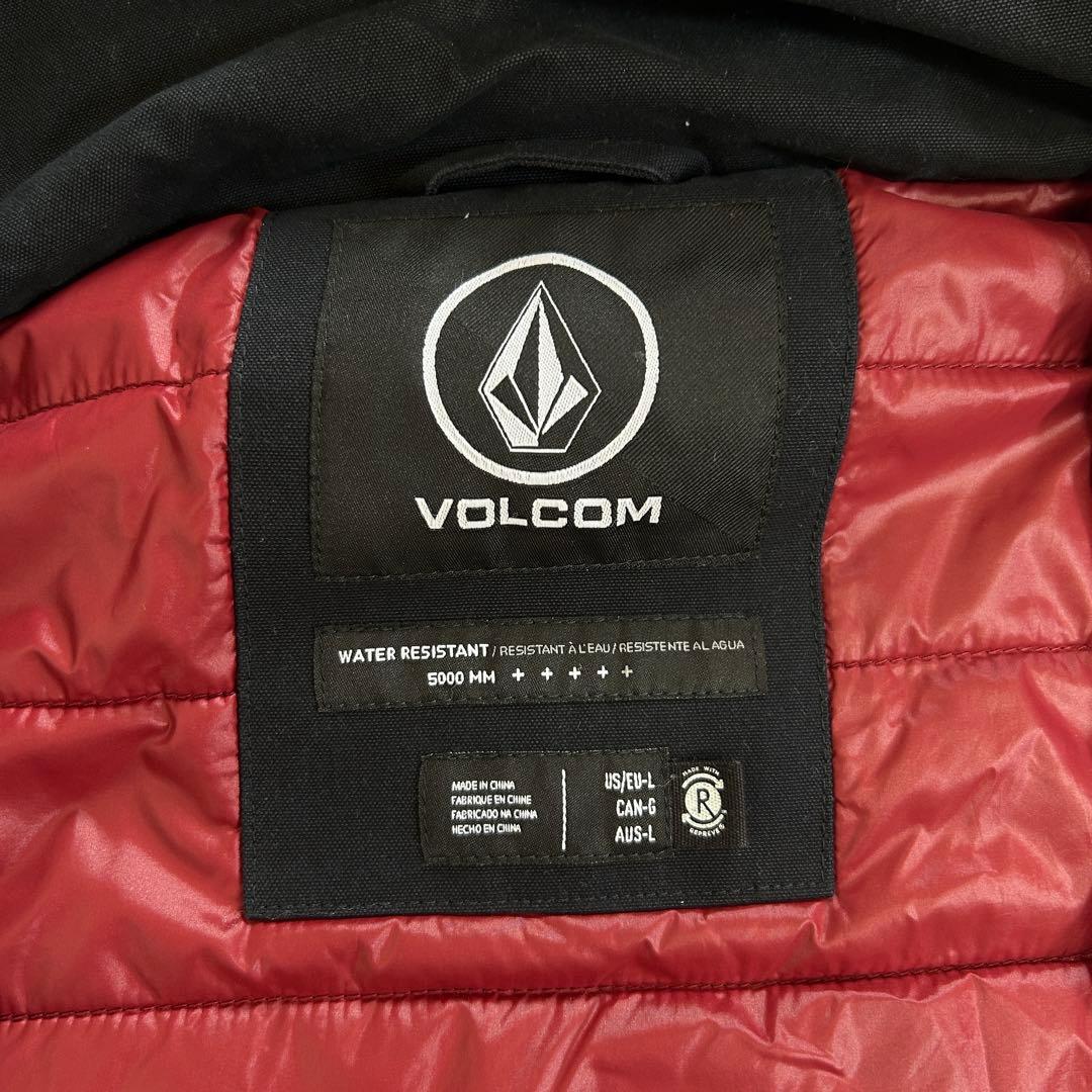 VOLCOM スノーボードウェア ネイビー　Lサイズダウンジャケット