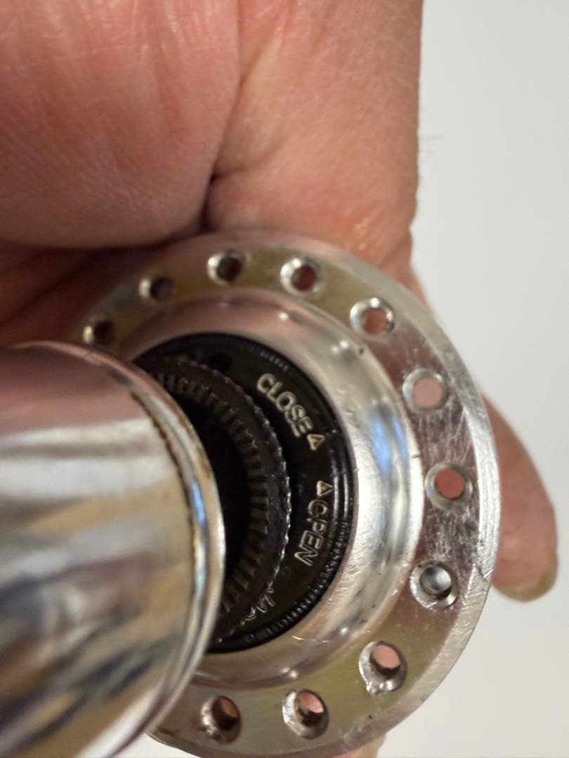 中古 シマノ デュラエース 7400 100/126mm 32H ボスフリー