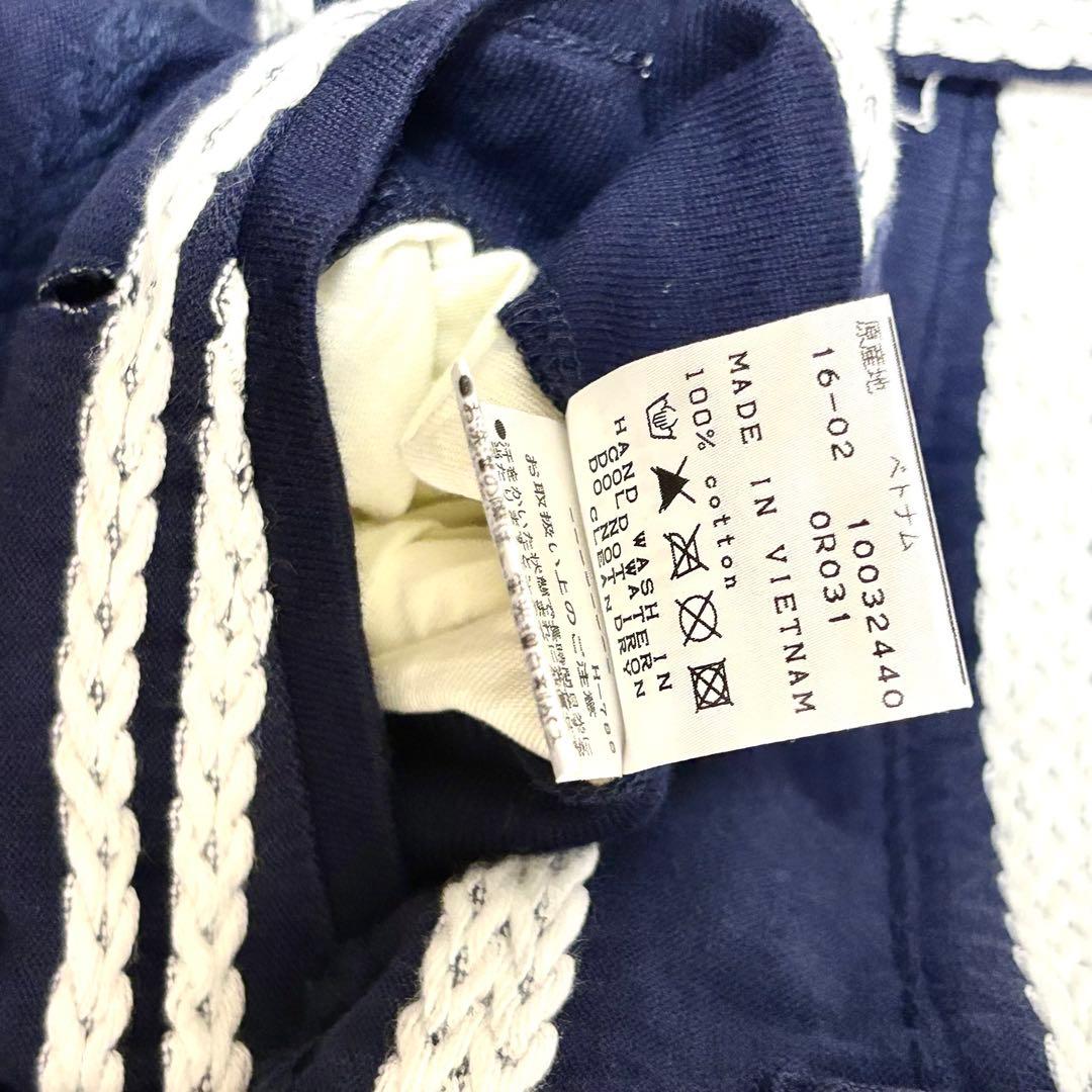 【極美品】マスターバニーエディション　ショートパンツ　ボーダー　紺色　ゴルフ L