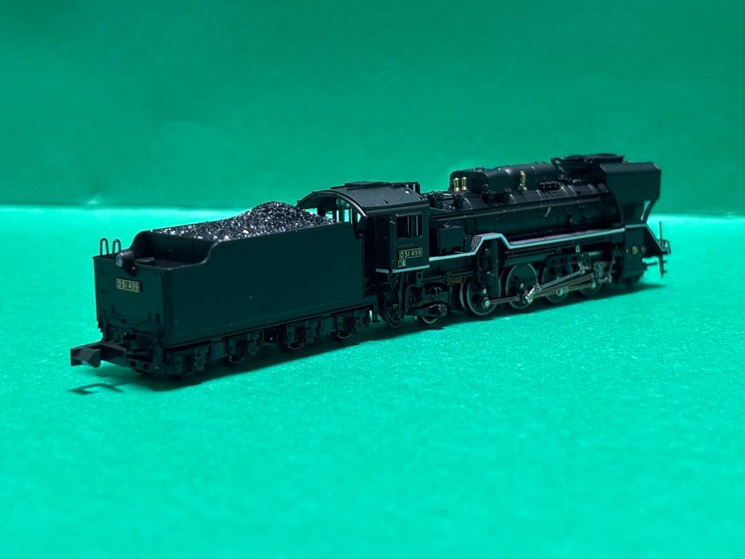 KATO 京都駅店特製品 D51 499 奈良運転所 赤ロッド