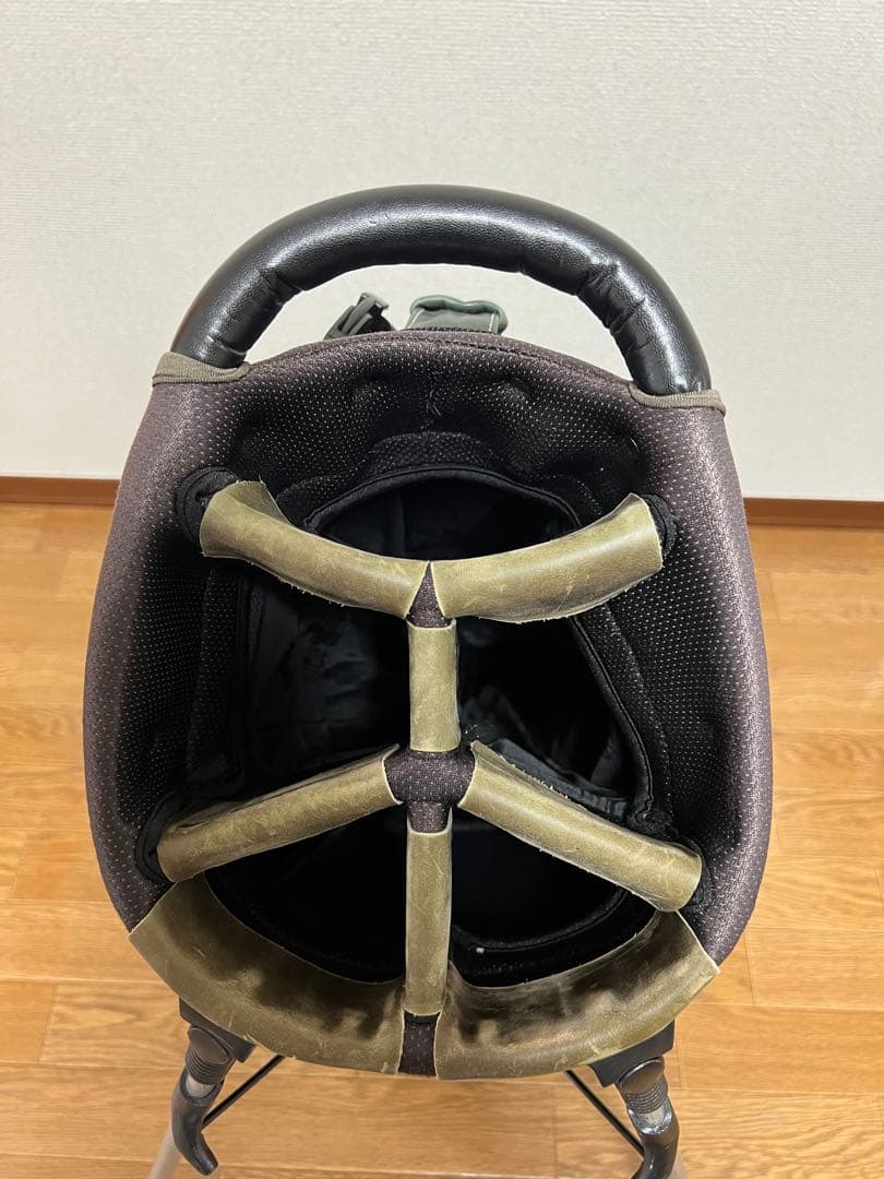 BELDING グリーン スタンド式ゴルフバッグ