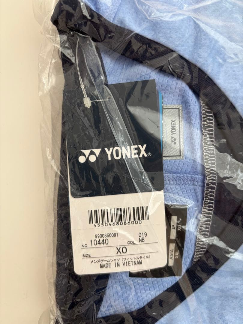 YONEX ゲームシャツ フィットスタイルXOサイズ