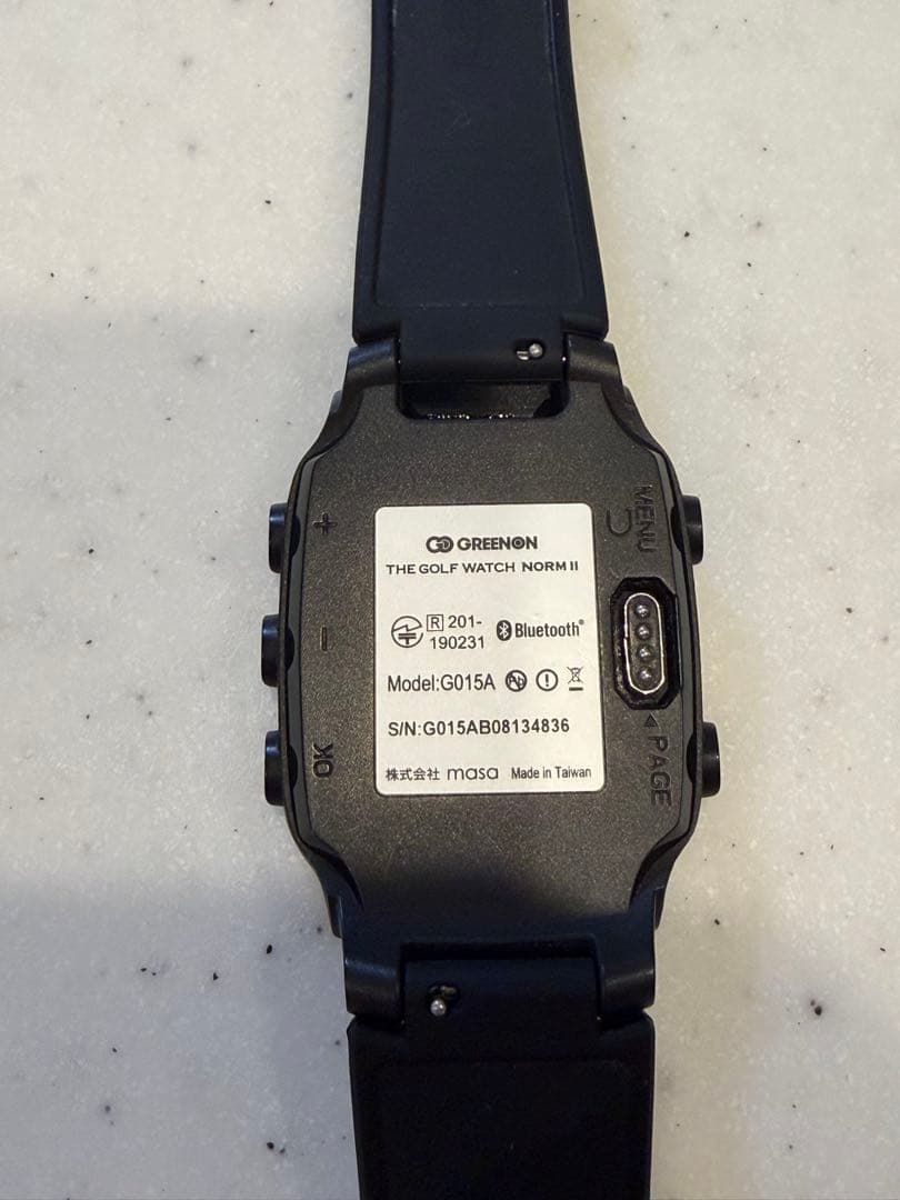 GREENON GOLF WATCH NORM II GPS腕時計