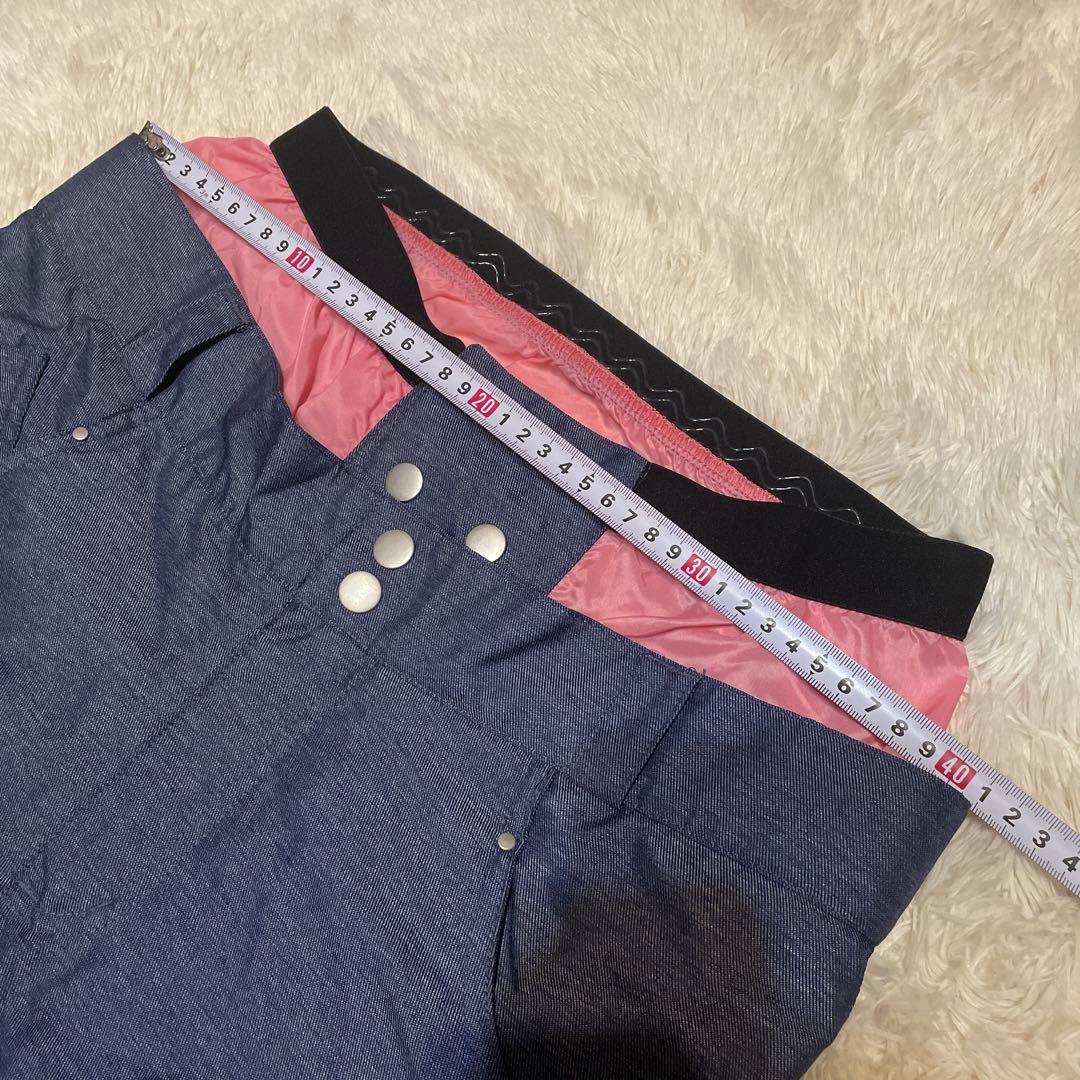 美品☆スキースノボズボン☆デニム風☆