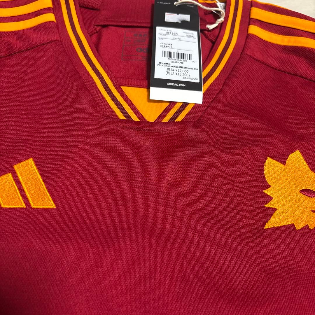asローマ　adidas Lサイズ　ユニフォーム