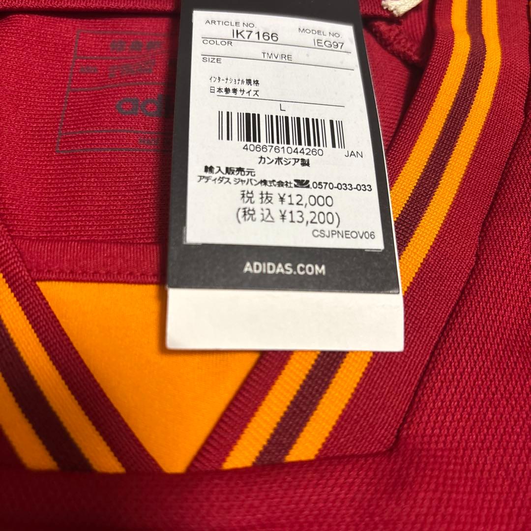 asローマ　adidas Lサイズ　ユニフォーム