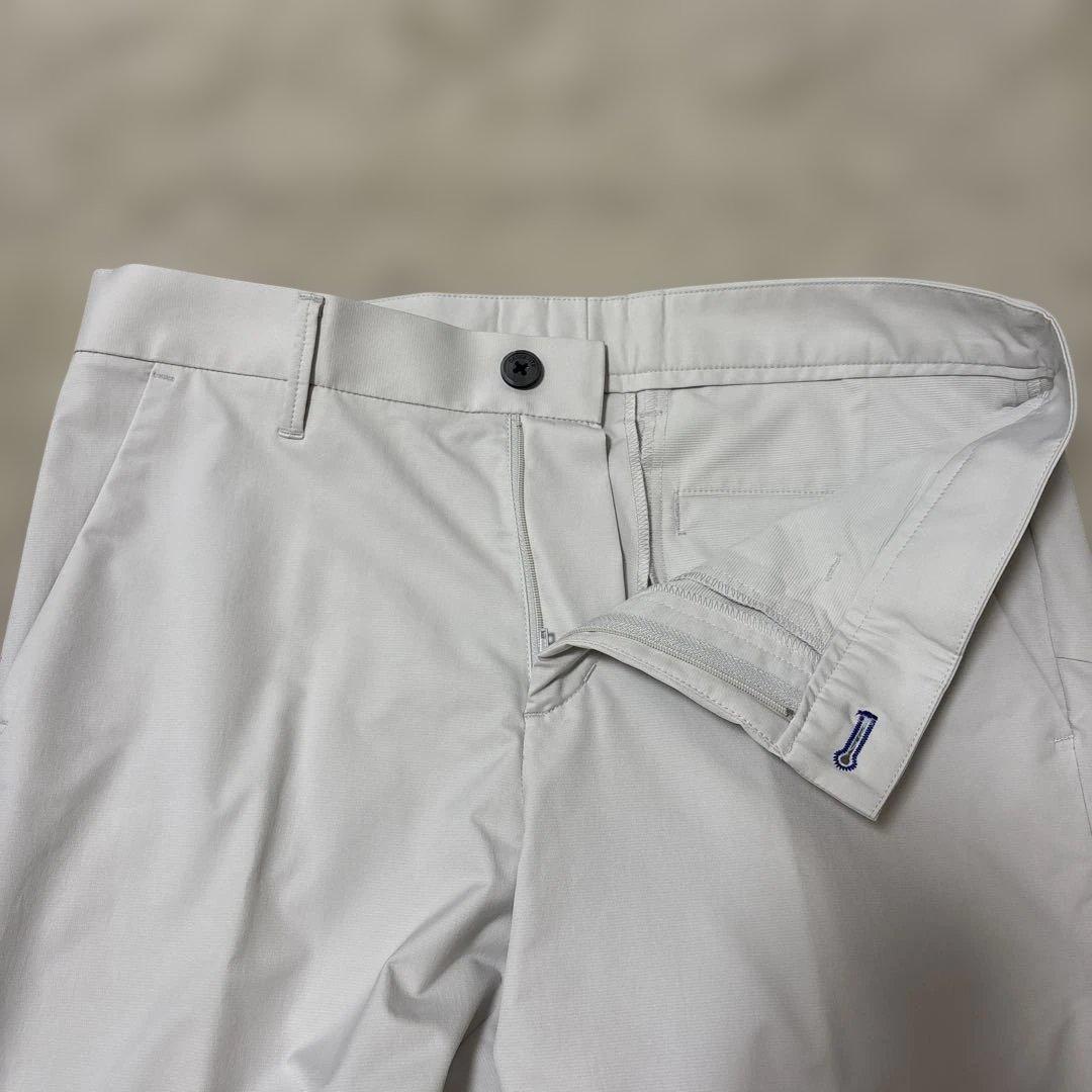 新品☆DESCENTE 『BLUE LABEL』ゴルフパンツ　ライトグレー　M