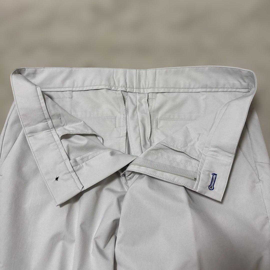 新品☆DESCENTE 『BLUE LABEL』ゴルフパンツ　ライトグレー　M