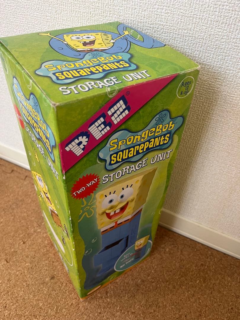 スポンジボブ PEZ ストレージユニット